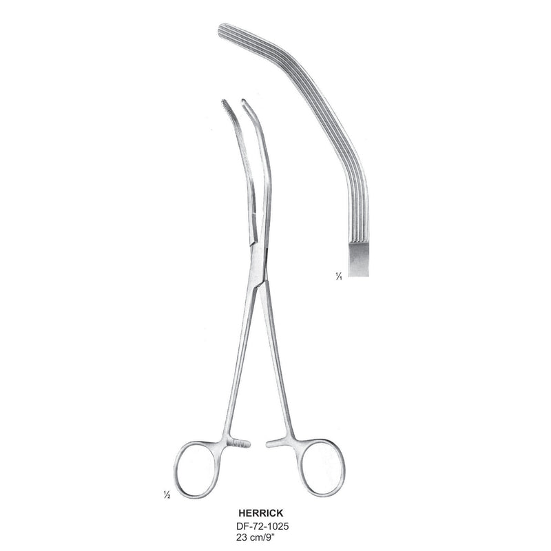 Mayo-Guyon Kidney Pedical Clamps,  23cm (DF-72-1025) by Dr. Frigz