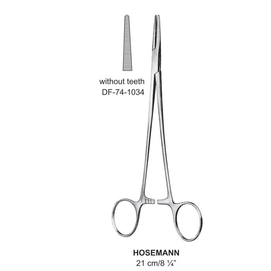 Hosemann Artery Forceps, Without Teeth, 21cm (DF-74-1034) by Dr. Frigz