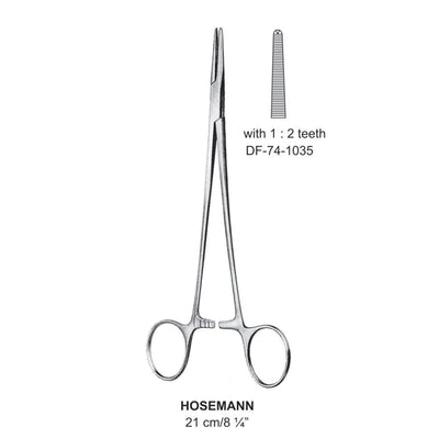 Hosemann Artery Forceps, 1X2 Teeth, 21cm (DF-74-1035)