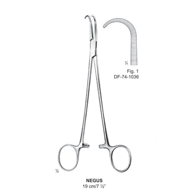 Negus Artery Forceps, Curved, Fig.1, 19cm (DF-74-1036)