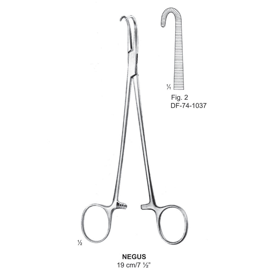 Negus Artery Forceps, Curved, Fig.2, 19cm (DF-74-1037) by Dr. Frigz