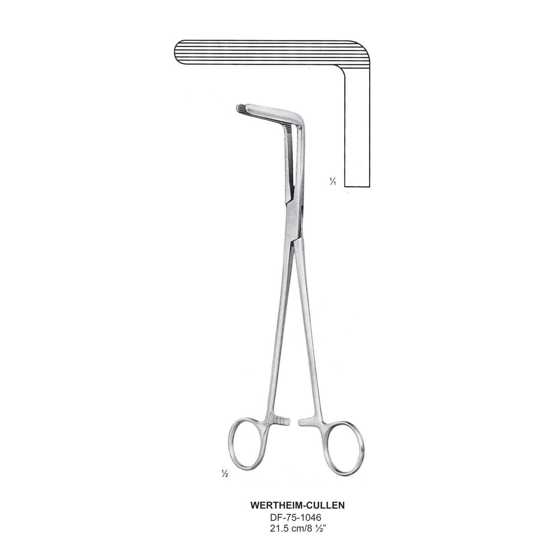 Wertheim-Cullen Clamp Forceps, 21.5cm (DF-75-1046) by Dr. Frigz