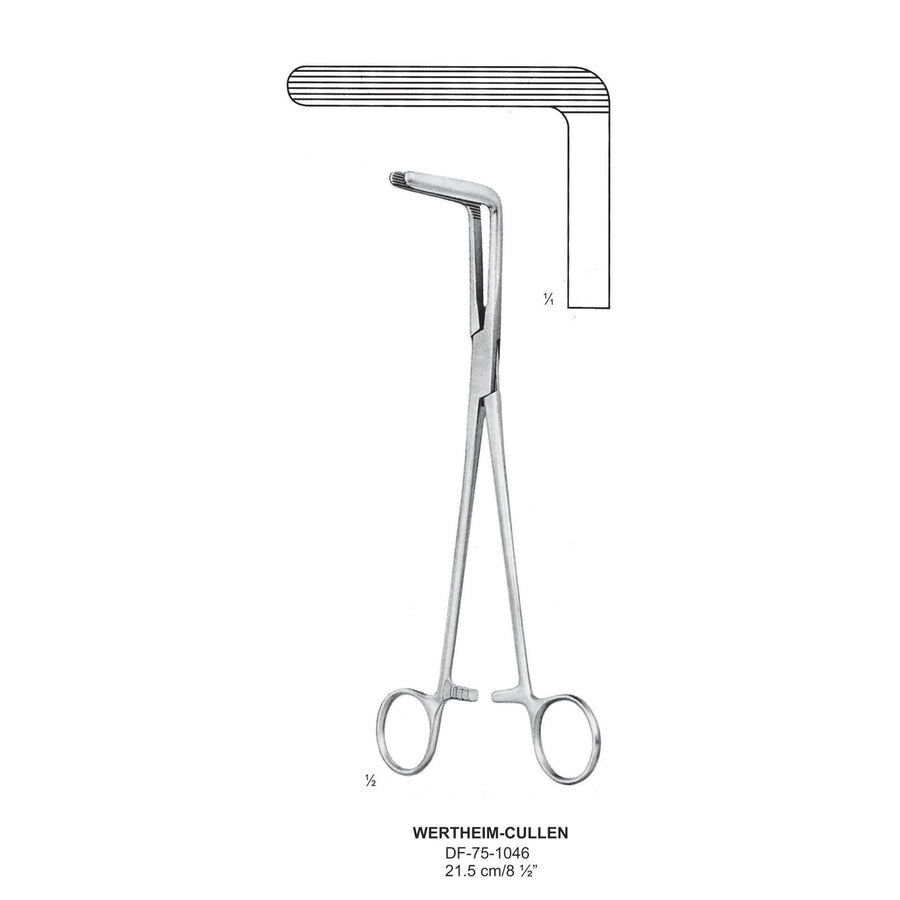 Wertheim-Cullen Clamp Forceps, 21.5cm (DF-75-1046) by Dr. Frigz