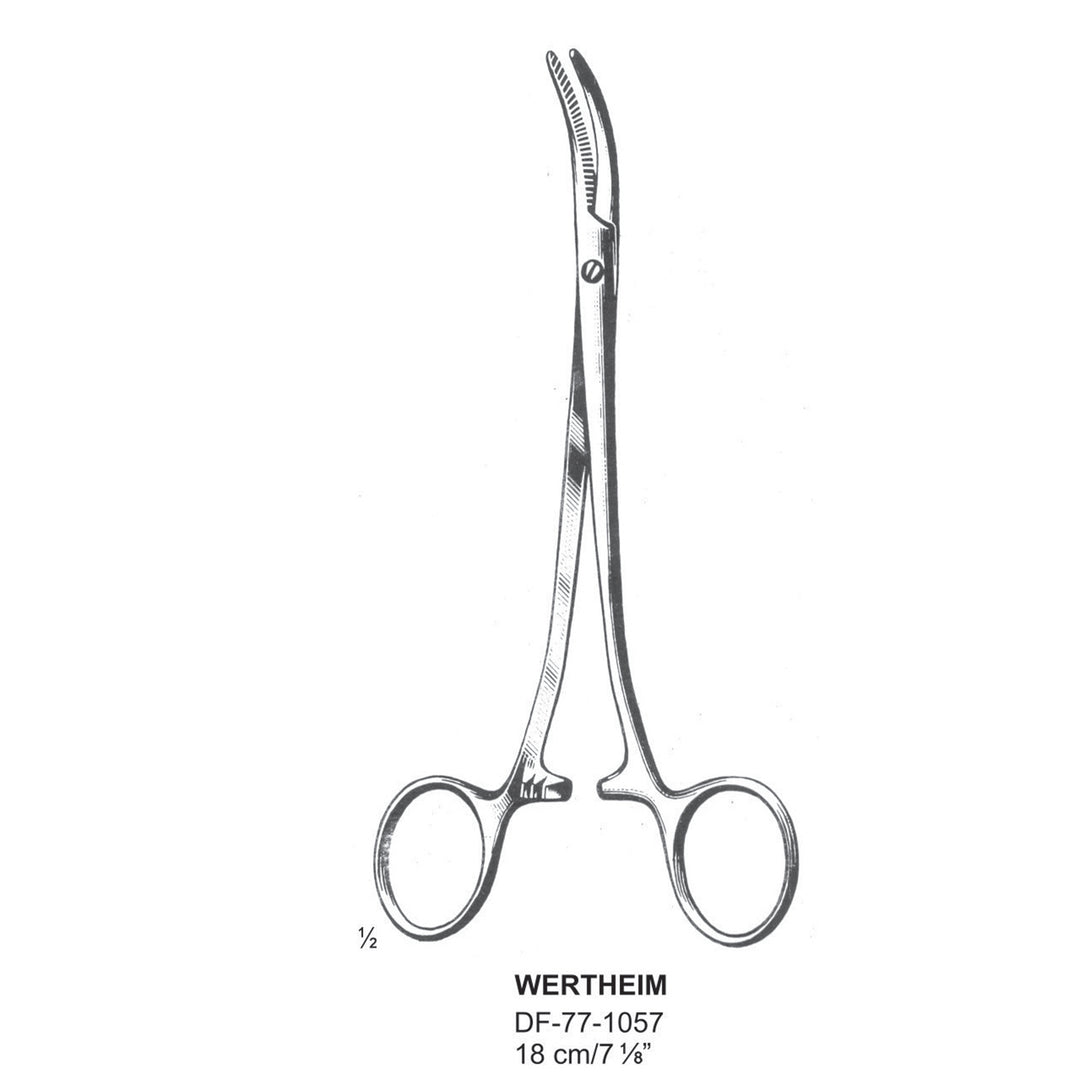 Wertheim Hysterectomy Forceps, 18cm (DF-77-1057) by Dr. Frigz