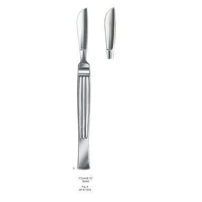 Operating Knives Fig. 6, Solid 17cm  (DF-8-157A) by Dr. Frigz