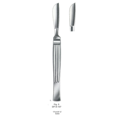 Operating Knives Fig. 5, Solid 17cm  (DF-8-157) by Dr. Frigz
