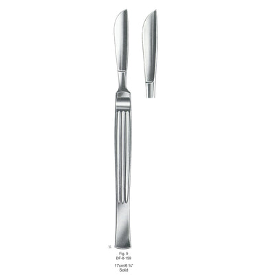 Operating Knives Fig. 9, Solid 17cm  (DF-8-159) by Dr. Frigz