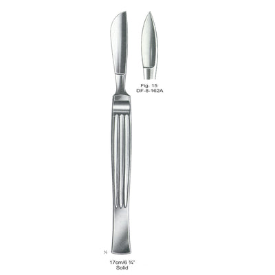 Operating Knives Fig 15, Solid 17cm (DF-8-162A)