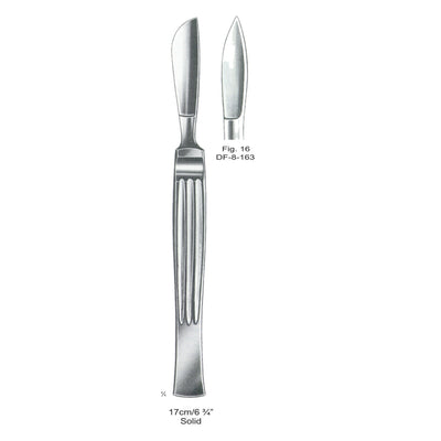 Operating Knives Fig. 16, Solid 17cm  (DF-8-163) by Dr. Frigz