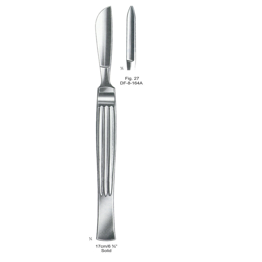 Operating Knives Fig. 27,Solid 17cm  (DF-8-164A) by Dr. Frigz