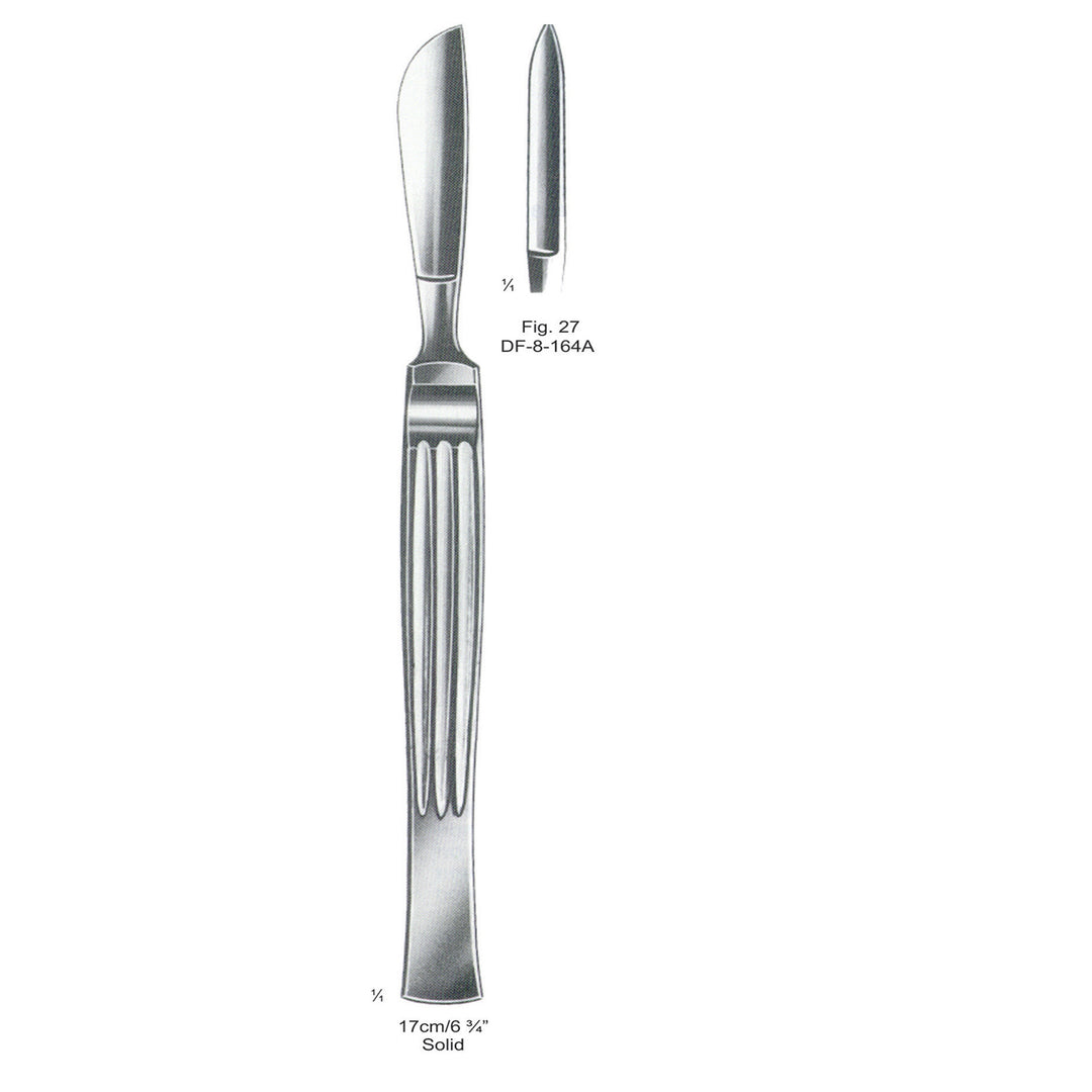 Operating Knives Fig. 27,Solid 17cm  (DF-8-164A) by Dr. Frigz