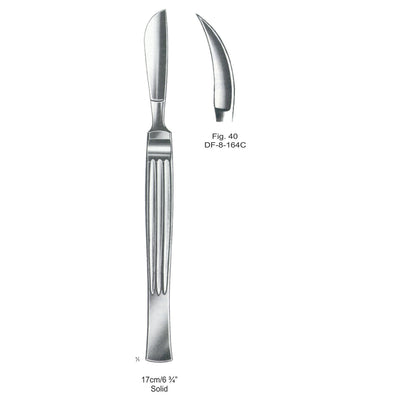 Operating Knives Fig. 40,Solid 17cm (DF-8-164C)