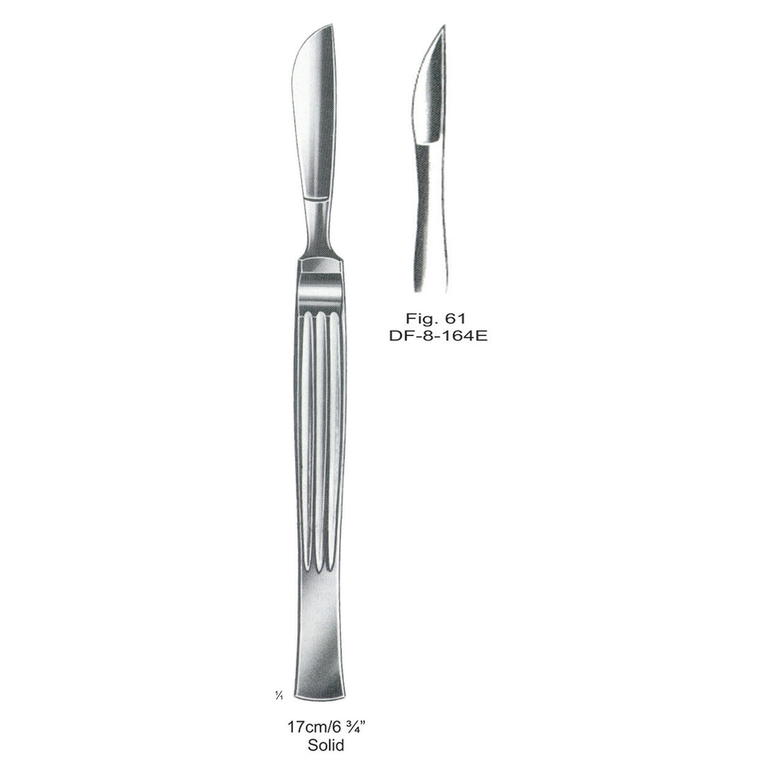 Operating Knives Fig. 61,Solid 17cm  (DF-8-164E) by Dr. Frigz