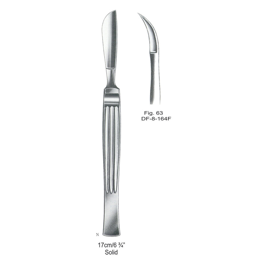 Operating Knives Fig. 63,Solid 17cm  (DF-8-164F) by Dr. Frigz