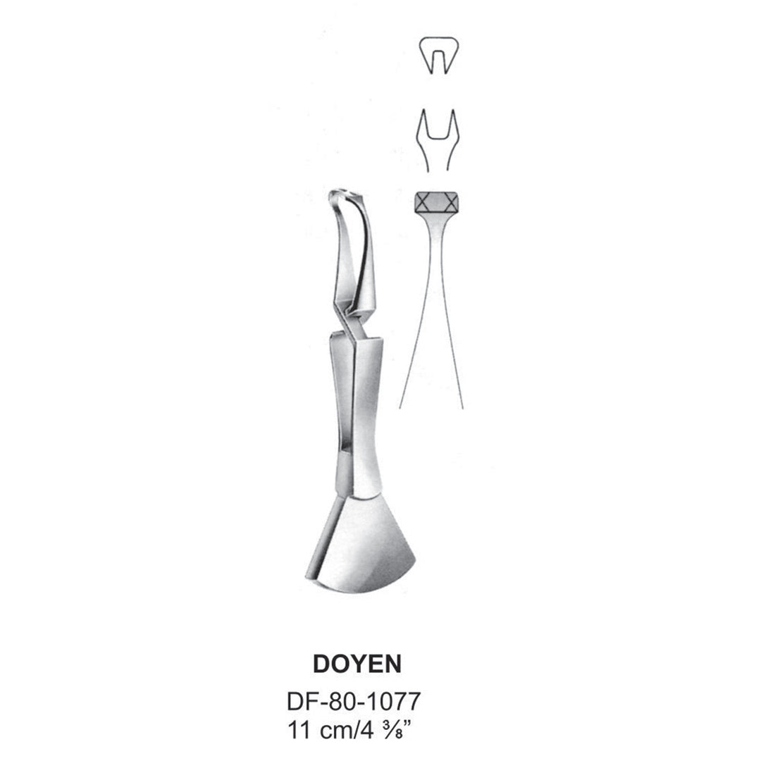 Doyen Towel Forceps, 11cm (DF-80-1077) by Dr. Frigz