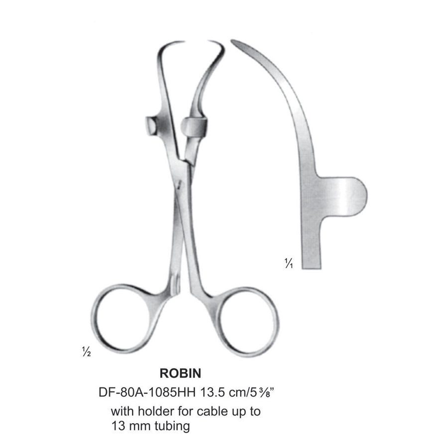 Robin Towel Clamp, With Holder For Cable Up To 13mm , 13.5cm  (DF-80A-1085Hh) by Dr. Frigz
