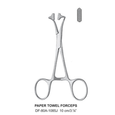 Paper Towel Forceps, 10cm (DF-80A-1085J)