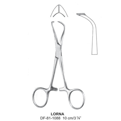 Lorna Towel Forceps, 10cm (DF-81-1088) by Dr. Frigz
