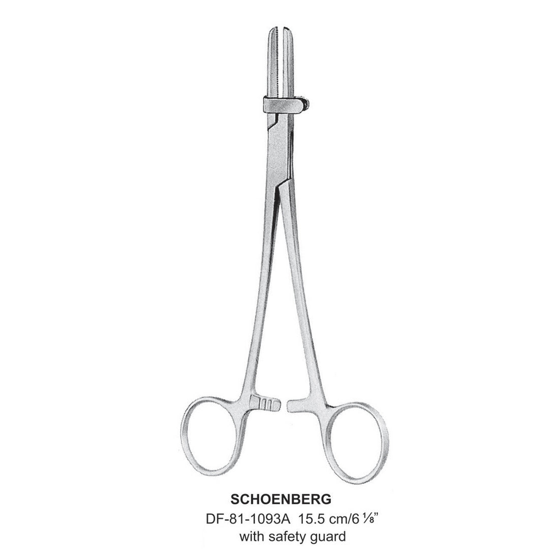 Schoenberg Tubing Clamp, With Safety Guard, 15.5cm (DF-81-1093A) by Dr. Frigz