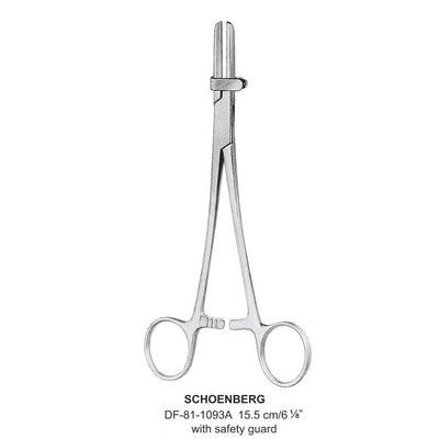 Schoenberg Tubing Clamp, With Safety Guard, 15.5cm (DF-81-1093A)