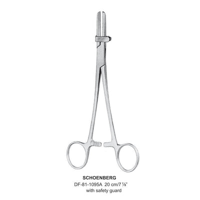 Schoenberg Tubing Clamp, With Safety Guard, 20cm (DF-81-1095A) by Dr. Frigz