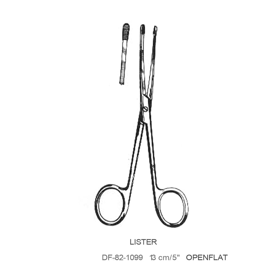 Lister Forceps,Openflat,13cm (DF-82-1099) by Dr. Frigz