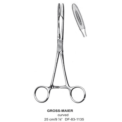 Gross-Maier Forceps, Curved, 25cm (DF-83-1135)