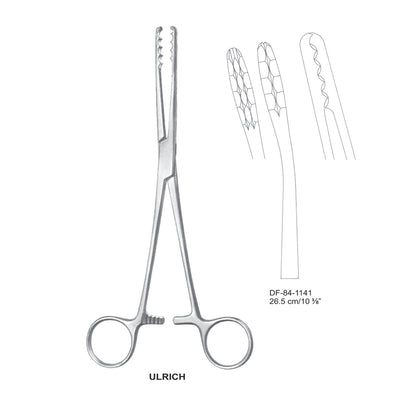 Ulrich Swab Forceps, Curved, 26.5cm (DF-84-1141)