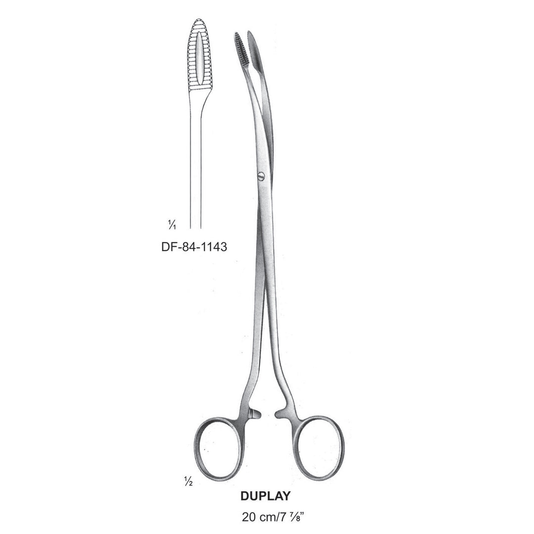 Duplay Swab Forceps, Straight, 20cm (DF-84-1143) by Dr. Frigz