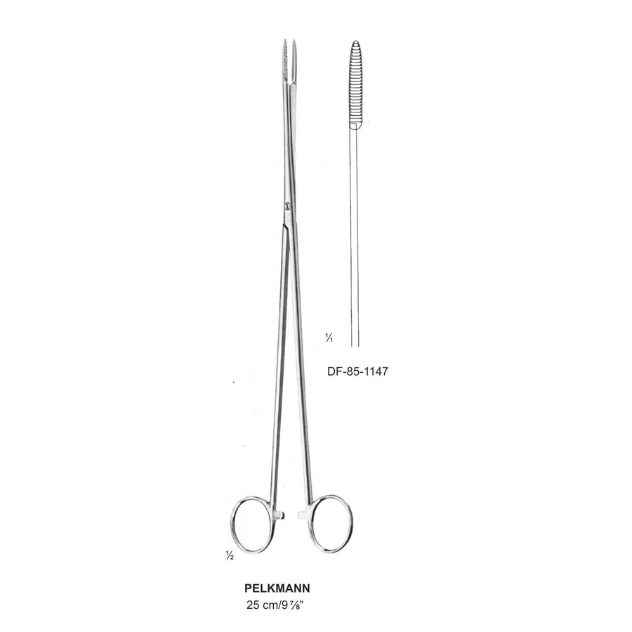 Pelkmann Swab Forceps, Straight, 25cm (DF-85-1147) by Dr. Frigz