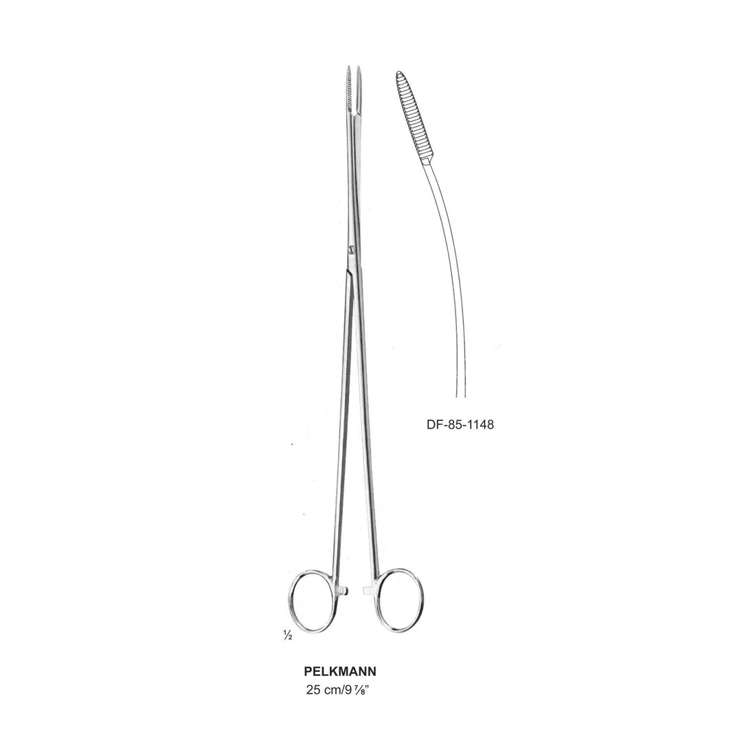 Pelkmann Swab Forceps, Curved, 25cm (DF-85-1148) by Dr. Frigz