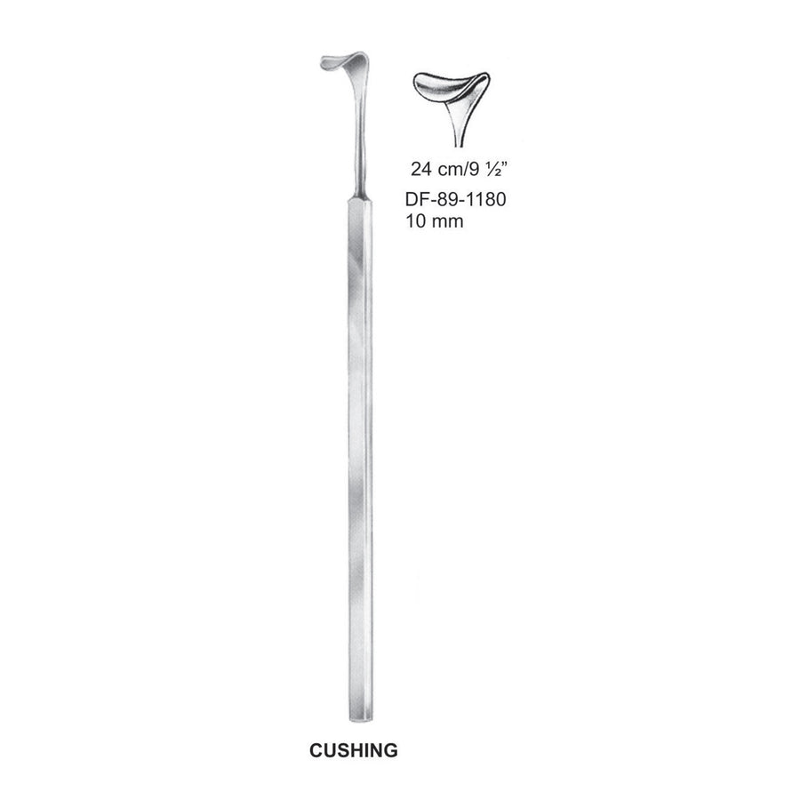 Cushing Retractors,24Cm,10mm  (DF-89-1180) by Dr. Frigz