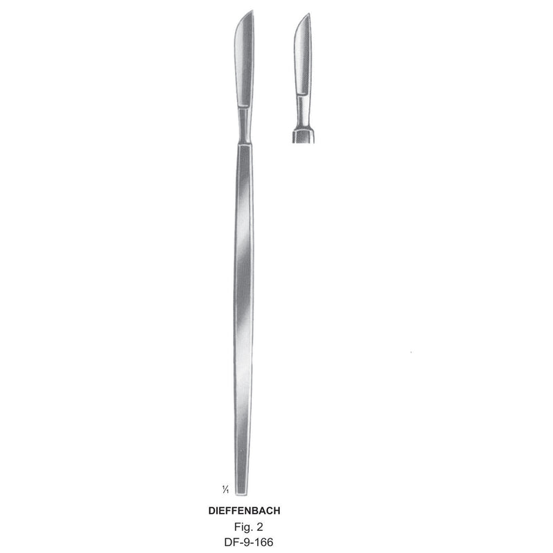 Dieffenbach Operating Scalpels Fig. 2  (DF-9-166) by Dr. Frigz