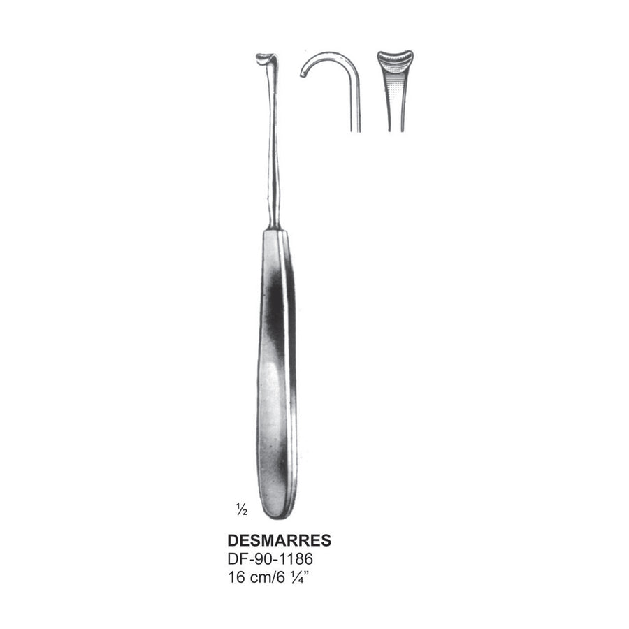 Desmarres Retractors,16cm  (DF-90-1186) by Dr. Frigz