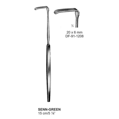 Senn-Green Retractors,15Cm,20X6mm  (DF-91-1208)