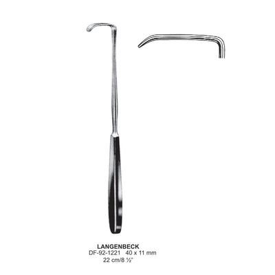 Lengenbeck Retractors,22Cm,40X11mm  (DF-92-1221)