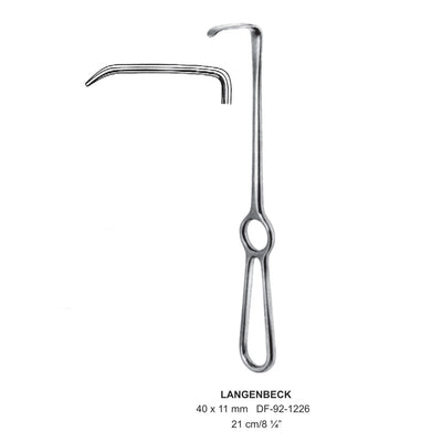 Lengenbeck Retractors, 40X11mm , 21cm  (DF-92-1226)