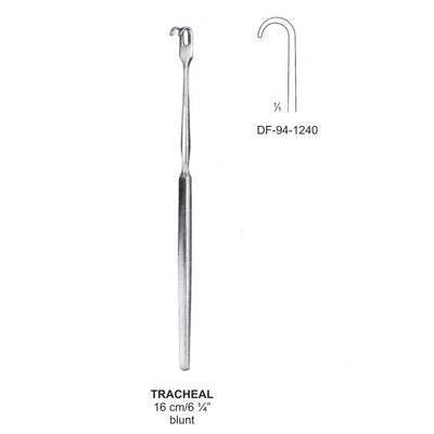 Tracheal Retractors 1 Prong Blunt Small Curve 16cm  (DF-94-1240)