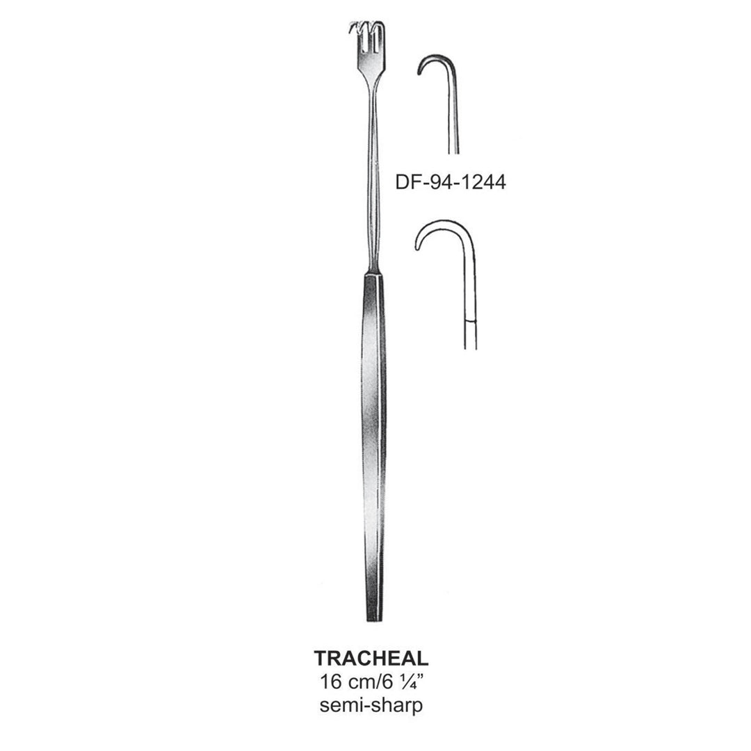 Tracheal Retractors,Semi-Sharp ,16cm Single Prong  (DF-94-1244) by Dr. Frigz
