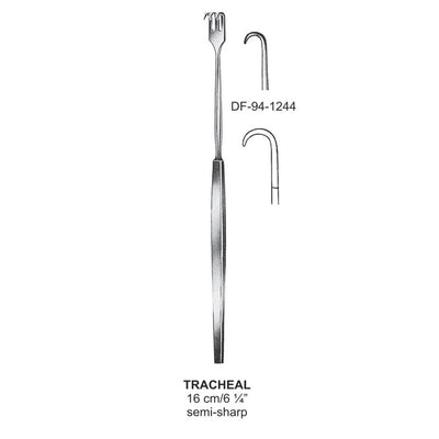 Tracheal Retractors,Semi-Sharp ,16cm Single Prong  (DF-94-1244)