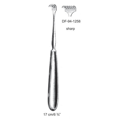 Retractors,17cm Sharp Six Prong  (DF-94-1258)