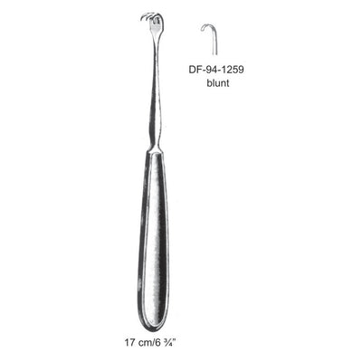 Retractors,17cm Blunt Single Prong  (DF-94-1259)