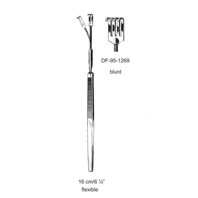 Retractors,Blunt,Flexible,16cm Four Prong  (DF-95-1269)