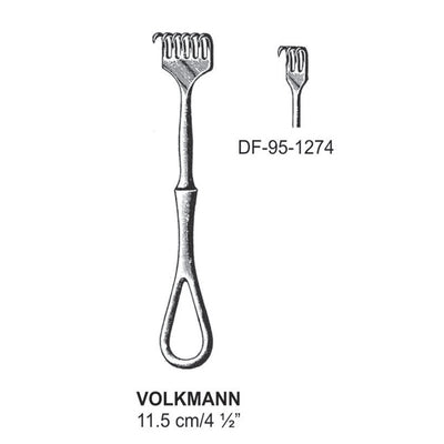 Volkmann Retractors,11.5cm Sharp Three Prong  (DF-95-1274) by Dr. Frigz