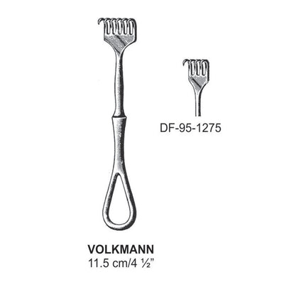 Volkmann Retractors,11.5cm Sharp Four Prong  (DF-95-1275) by Dr. Frigz