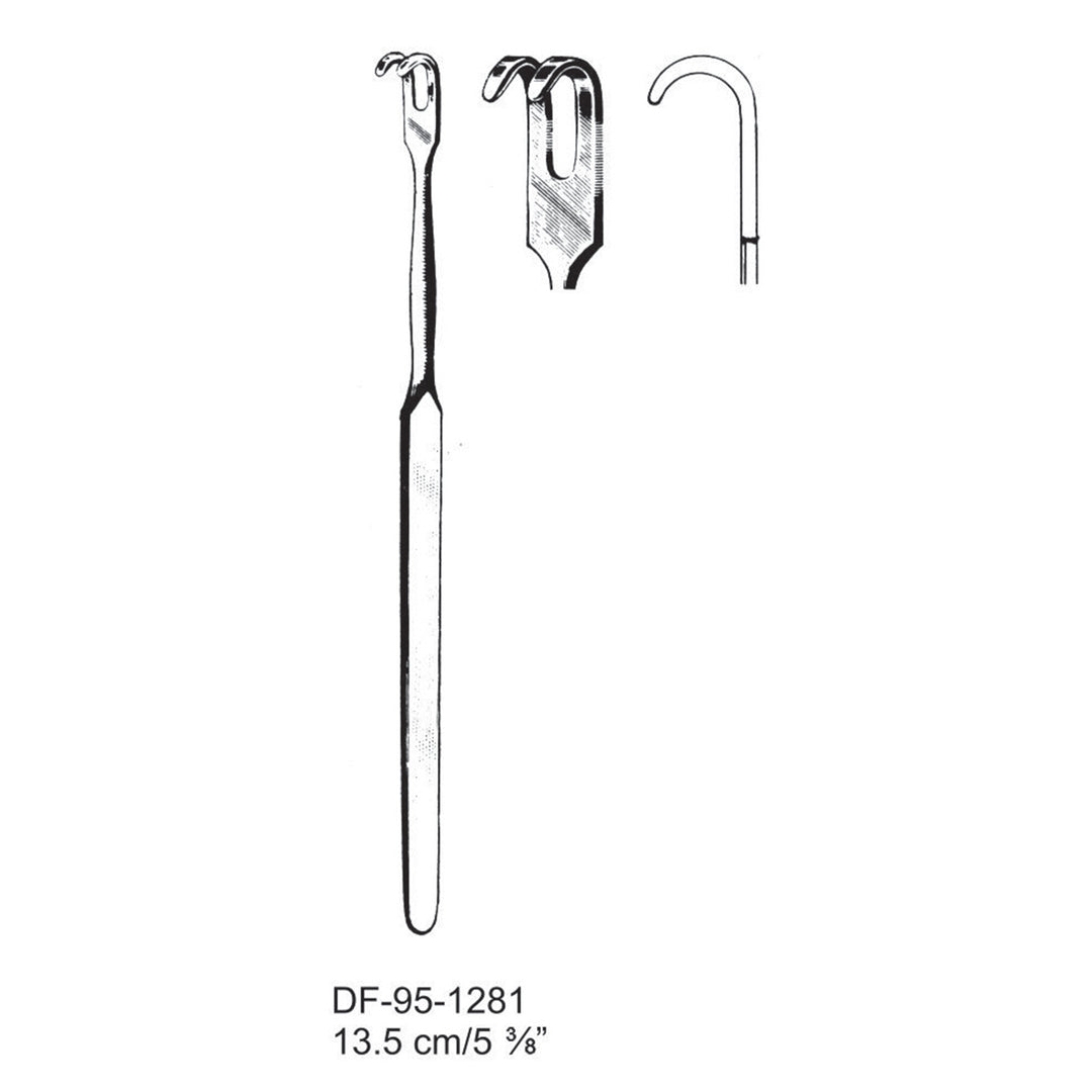 Volkmann Retractors,13.5cm Blunt Two Prong  (DF-95-1281) by Dr. Frigz