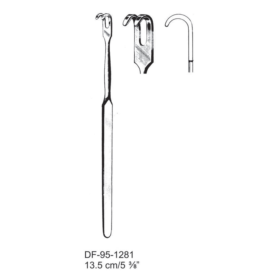 Volkmann Retractors,13.5cm Blunt Two Prong  (DF-95-1281) by Dr. Frigz