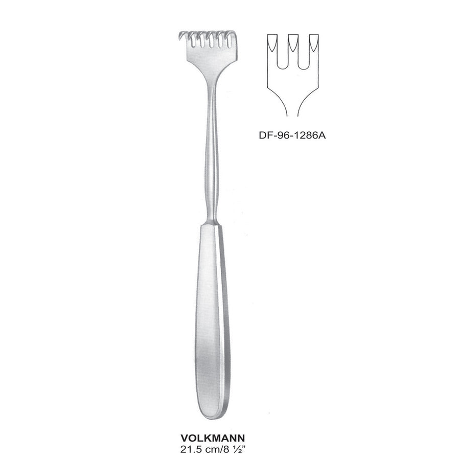 Volkmann Retractors,23Cm,Sharp (DF-96-1286) by Dr. Frigz