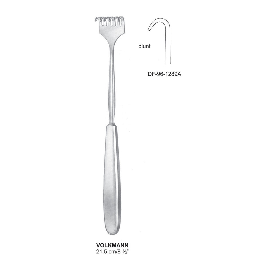 Volkmann Retractors Blunt 21.5cm One Prong  (DF-96-1289A) by Dr. Frigz