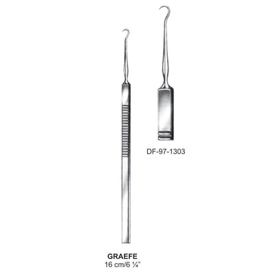 Graefe Retractors,16cm (DF-97-1303) by Dr. Frigz